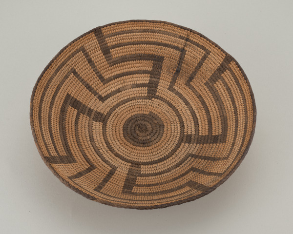 Bowl-Shaped Basket with Maze Design