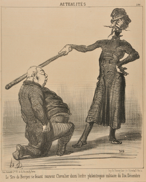 Le Sire de Berryer se fesant recevoir Chevalier dans l’ordre philantropico-militaire du Dix-Décembre. - Image 3