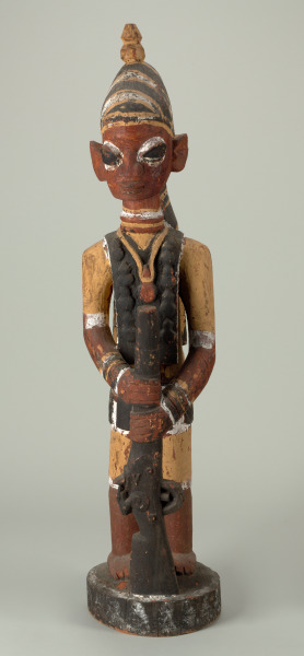 Hunter with Gun and Cap Filled with Shot