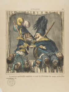 Le nouveau polichinelle napolitain recevant les félicitations du Diable, au lieu d’être emporté par lui.