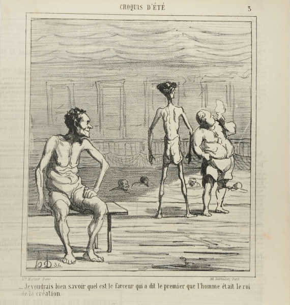 I'M JUST WONDERING WHO MIGHT HAVE BEEN THE JOKER WHO INSISTED THAT MAN WAS AT THE PINNACLE OF CREATION