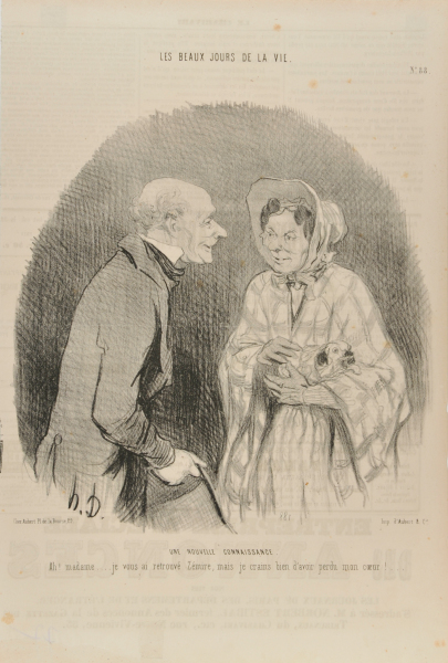 Une nouvelle connaissance. – Ah! madame…. je vous ai retrouvé Zémire, mais je crains bien d’avoir perdu mon cœur!… - Image 4