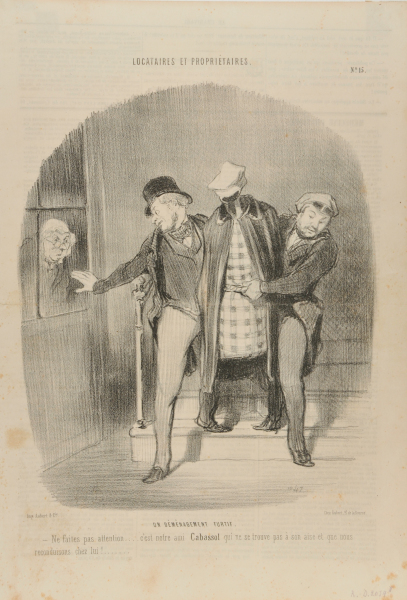 Un Déménagement Furtif. – Ne faites pas attention…. c’est notre ami Cabassol qui me se trouve pas à son aise et que nous reconduisons chez lui!….. - Image 2