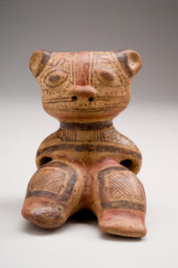 Seated Jaguar Whistle (Ocarina)