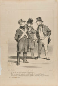 Un Alibi. – Je vous dis que j’ai vu Bonaparte à l’Hippodrôme. – Mais c’est impossible puisque je viens de l’entendre à l’Assemblée Nationale. – Vous êtes tous les deux dans votre tort, car je viens à l’instant de passer place Vendôme et il était sur la colonne.