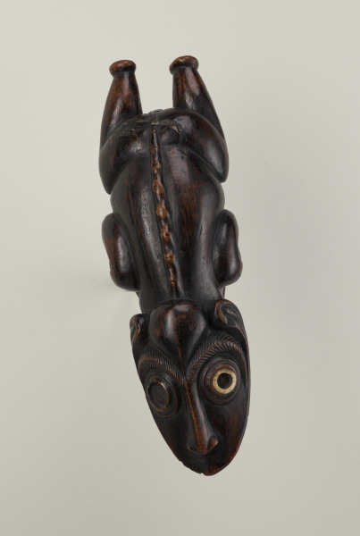 Anthropomorphic Lizard Figure (Moai Moko) - Image 11