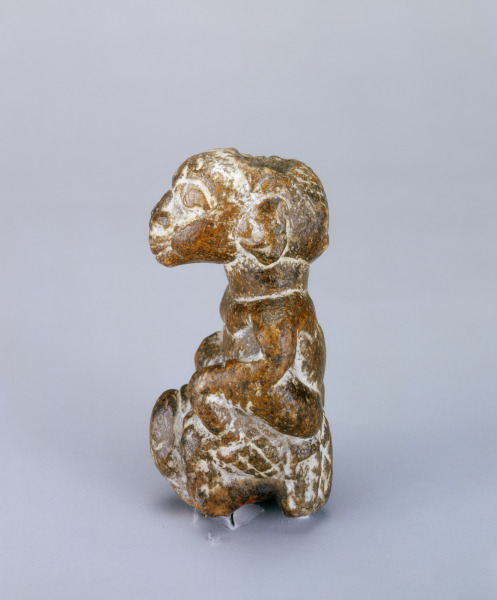 Male Figure Riding an Elephant - Image 2