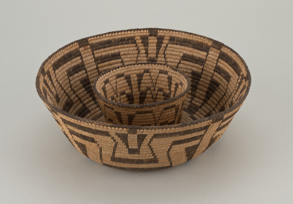 Basket with Smaller Attached Basket Inside - Image 4
