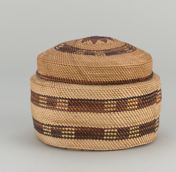 Trinket Basket with Lid - Image 3