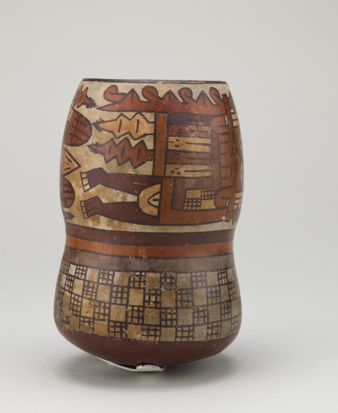 Jar with Masked Feline Design - Image 3