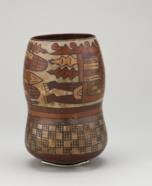 Jar with Masked Feline Design - Image 2