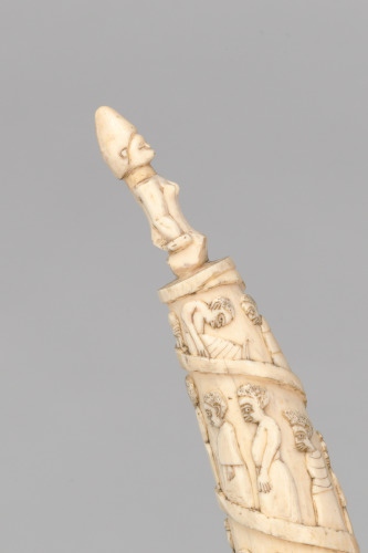 Tusk Carved in Relief - Image 3