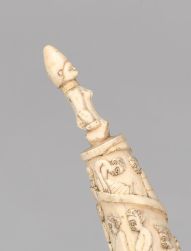 Tusk Carved in Relief - Image 2