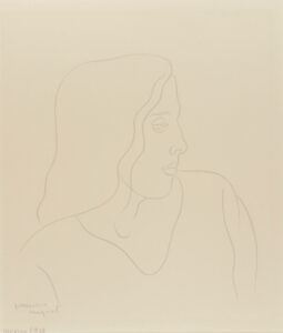 Head of a Mexican Woman in Profile