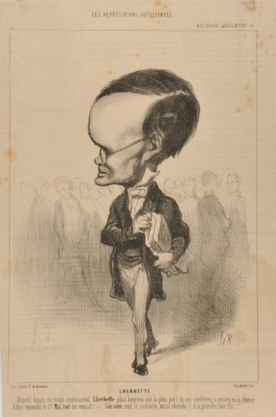 LHERBETTE. DEPUTY SINCE AGES AND ONE OF THE FEW LUCKY ONES WHO CAN RELY ON BEING REELECTED ON THE 13TH OF MAY. HE JUST SUCCEEDS WITH EVERYTHING. ONLY HIS NAME IS NOT TO HIS TASTE. HE IS ALSO TRYING TO GIVE HIMSELF A DISTINCT AIR.