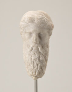Bearded Male Head of Dionysus