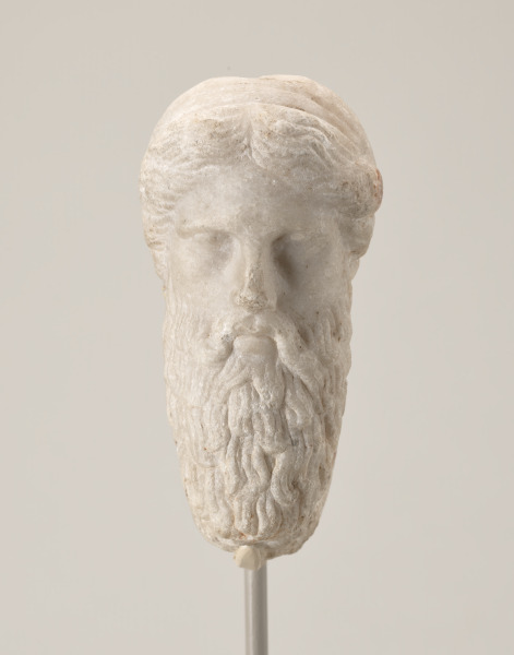 Bearded Male Head of Dionysus