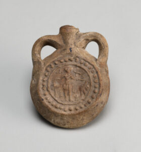 Pilgrim’s Flask (Ampulla) with Saint Menas