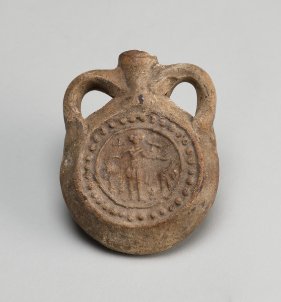 Pilgrim’s Flask (Ampulla) with Saint Menas