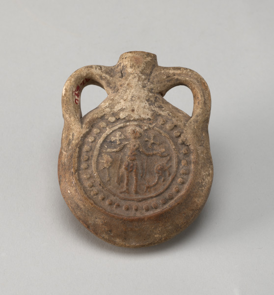 Pilgrim’s Flask (Ampulla) with Saint Menas - Image 2