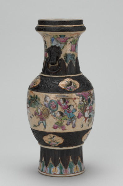 Vase Decorated with Scenes of Soldiers in Battle - Image 2