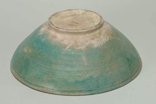 Large Bowl Decorated with Carved Scroll and Roundels - Image 4