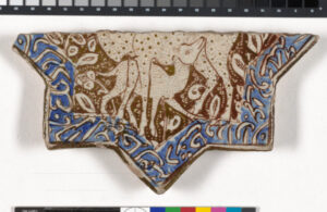 Tile with Nursing Camel Calf (fragment)