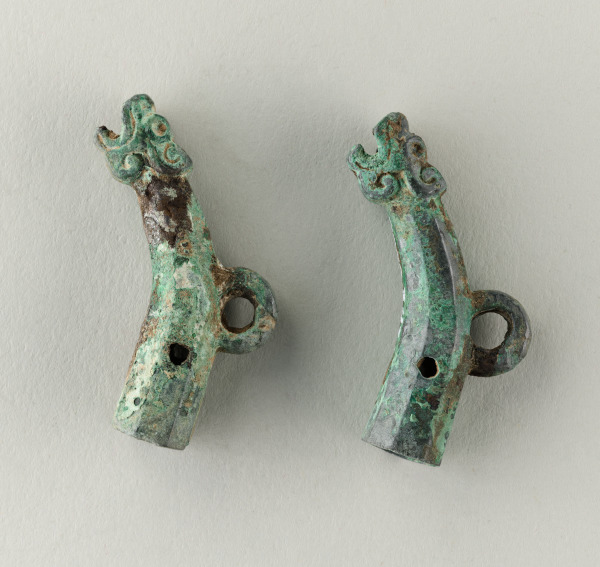 Two Dragon-Headed Fittings - Image 2