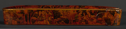 Pen Box Decorated with Figural Scenes - Image 7