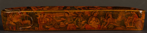 Pen Box Decorated with Figural Scenes - Image 6