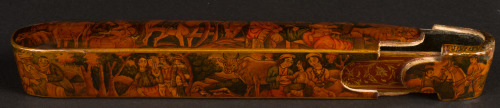 Pen Box Decorated with Figural Scenes - Image 5