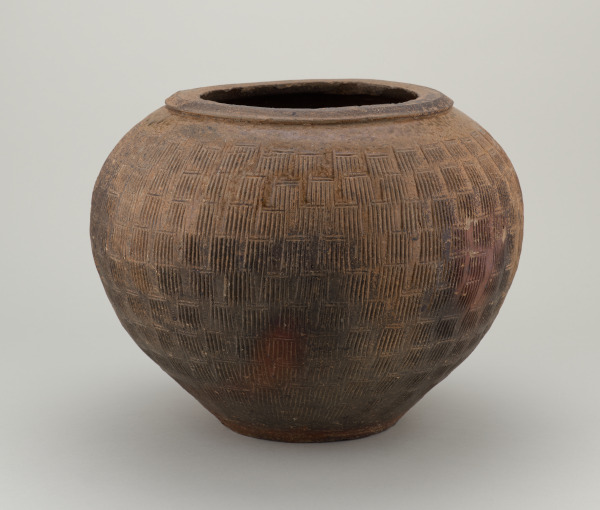 Storage Vessel with Comb-Impressed Decoration - Image 3