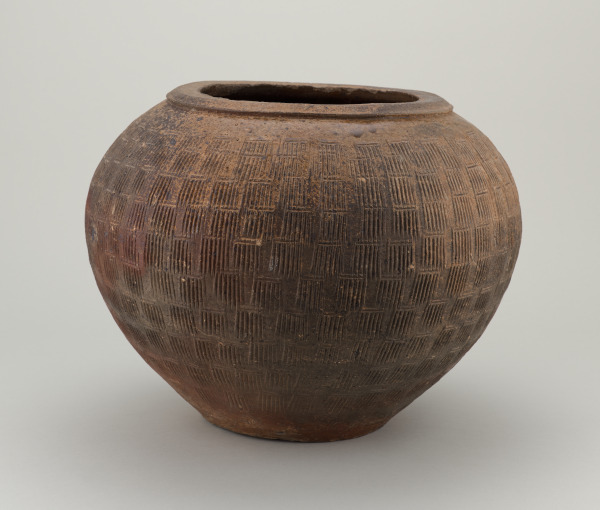 Storage Vessel with Comb-Impressed Decoration - Image 2