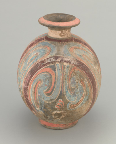 Cocoon-Form Jar with Later Decoration - Image 3