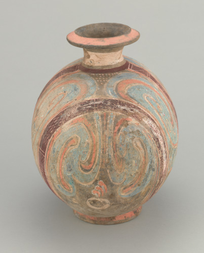 Cocoon-Form Jar with Later Decoration - Image 2
