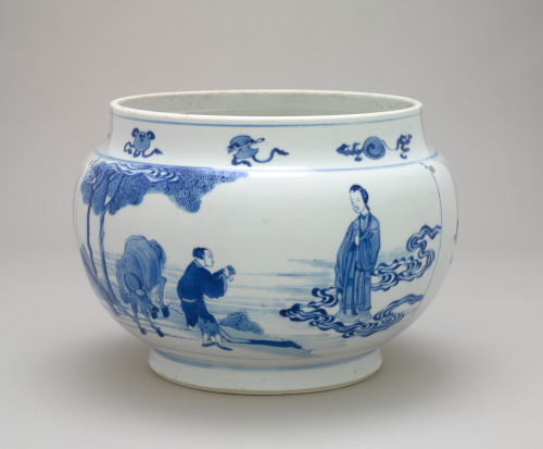 Deep Bowl Decorated with Figures Associated with a Constellation and Two Stars - Image 3