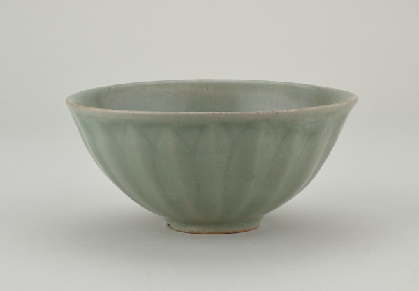 Bowl with Impressed Lotus Leaf Design