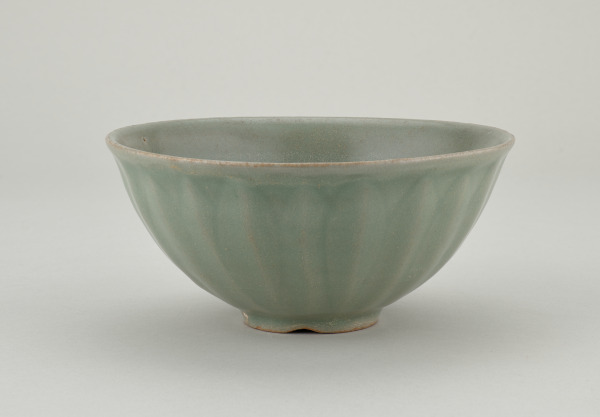 Bowl with Impressed Lotus Leaf Design - Image 2