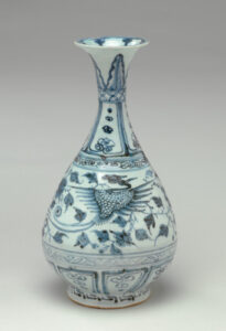 Bottle Decorated with Phoenix Motif