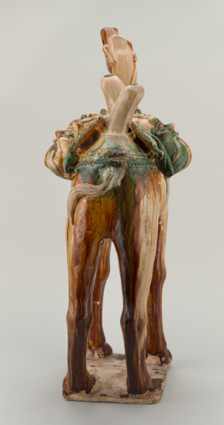 Figure of a Standing Camel with Saddle Blanket and Saddlebag - Image 3