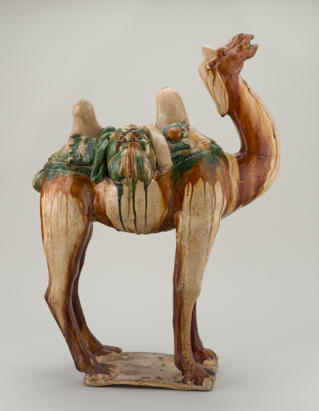 Figure of a Standing Camel with Saddle Blanket and Saddlebag - Image 5
