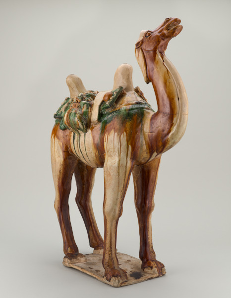 Figure of a Standing Camel with Saddle Blanket and Saddlebag - Image 4