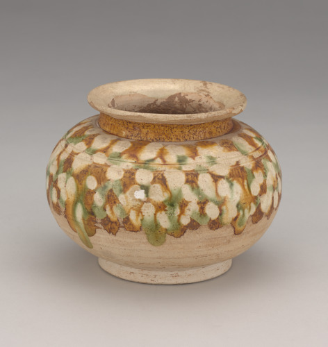 Small Jar with Dappled Glazes - Image 3