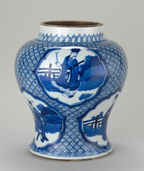 Baluster Vase Decorated with the Six of the Eight Immortals - Image 4