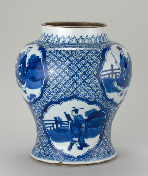 Baluster Vase Decorated with the Six of the Eight Immortals - Image 3