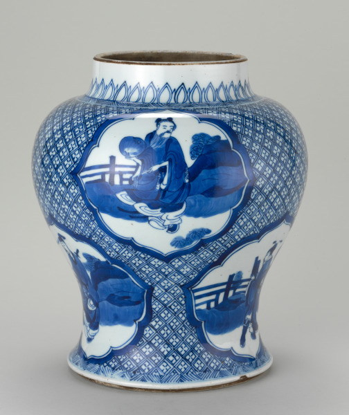 Baluster Vase Decorated with the Six of the Eight Immortals - Image 2
