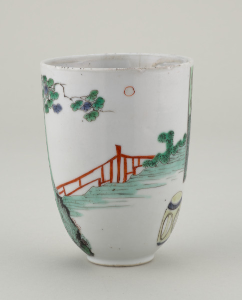 Wine Cup Decorated with Domestic Scene - Image 3