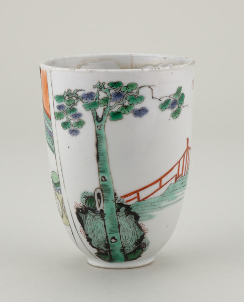 Wine Cup Decorated with Domestic Scene - Image 2
