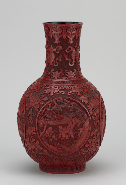 Vase Decorated with Boys at Play and the ‘Eight Buddhist Emblems’ - Image 5