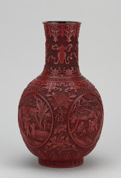 Vase Decorated with Boys at Play and the ‘Eight Buddhist Emblems’ - Image 2